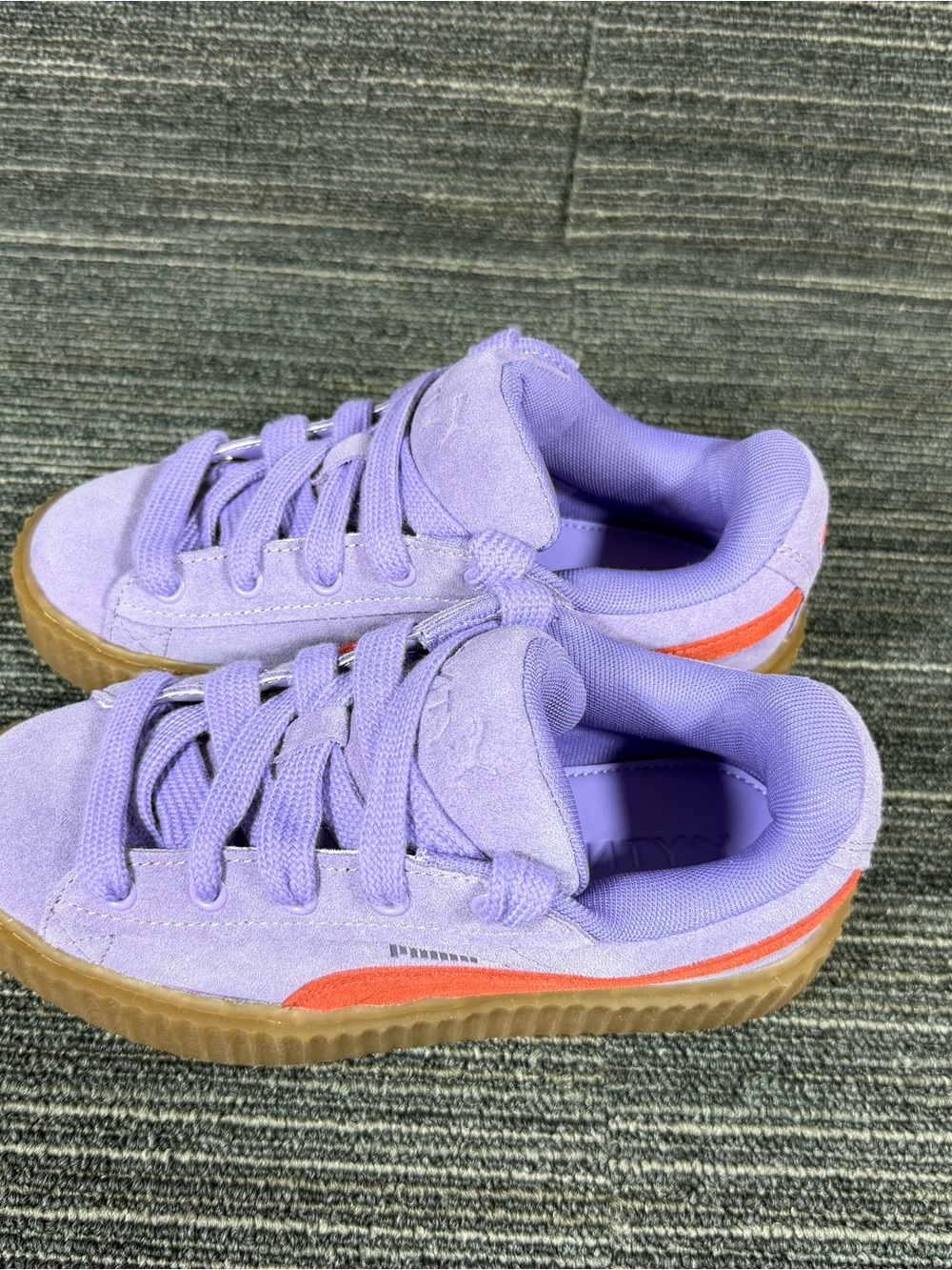 PUMA Fenty x Creeper Phatty Rihanna 'Lavender Burnt Red' Women’s 5.5 NWOTB - Picture 6 of 11